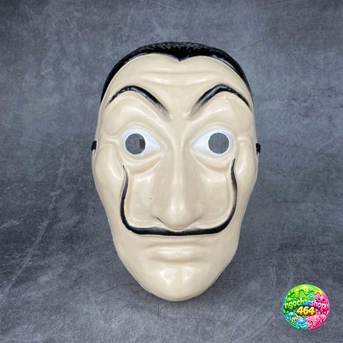Mặt Nạ Halloween Salvador Dali DIY - Phụ Kiện Trang Phục Cosplay Tiệc Hóa Trang Phim La Casa de Papel