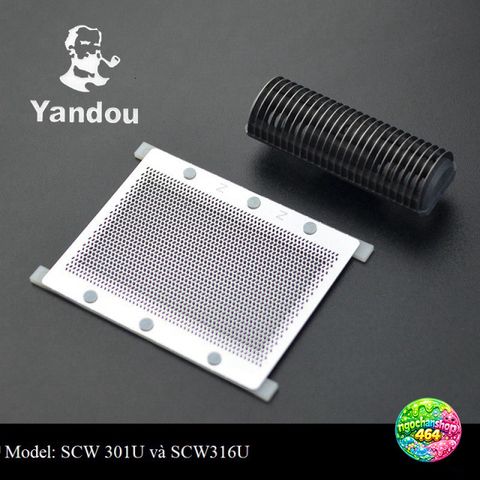 Lưỡi Cạo Râu Yandou Thay Thế - Bộ Lưỡi Ngang Thép Không Gỉ Dùng Cho Máy Cạo Râu RSCW 301U, 316U, 311U