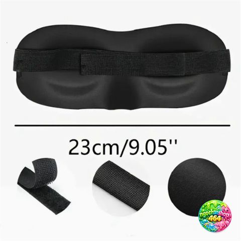 Mặt Nạ Ngủ 3D Du Lịch Chặn Ánh Sáng - Mềm Mại, Thoáng Khí, Hoàn Hảo Cho Bay, Nghỉ Ngơi, Nhạy Cảm Ánh Sáng