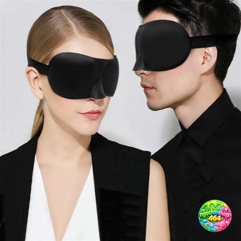 Mặt Nạ Ngủ 3D Du Lịch Chặn Ánh Sáng - Mềm Mại, Thoáng Khí, Hoàn Hảo Cho Bay, Nghỉ Ngơi, Nhạy Cảm Ánh Sáng