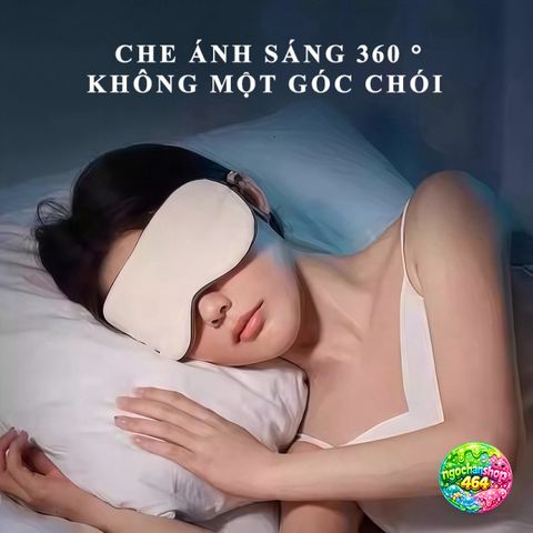 Mặt Nạ Ngủ Che Mắt Hai Mặt - Lụa Mát Lạnh Thoáng Khí, Dễ Dàng Điều Chỉnh, Giải Pháp Ngủ Ngon Cho Mọi Người