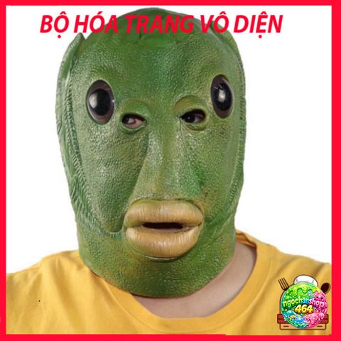 Mặt Nạ Cao Su Benbo Pa Xanh Lá - Mặt Nạ Cosplay Độc Đáo cho Lễ Hội, Halloween và Tiệc Tùng, Phù Hợp cho Người Lớn và Trẻ Em