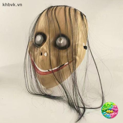 Mặt nạ Halloween Ma nữ tóc dài - Phụ kiện trang trí cosplay Halloween, quán bar, bữa tiệc hóa trang cho người lớn