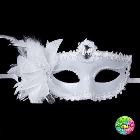 Áo Mặt Nạ Venetian Đính Kim Cương Phối Lông Vũ Màu Tím - Phụ Kiện Tiệc Cưới và Lễ Hội Sang Trọng cho Nữ