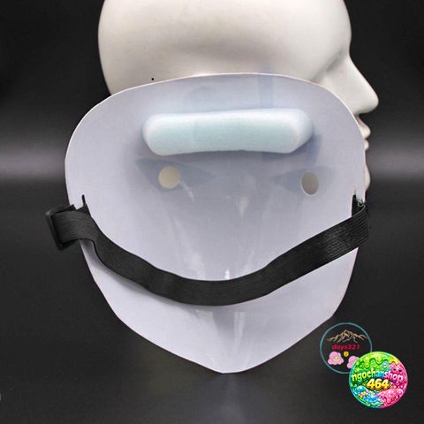 Mặt Nạ Halloween HIRUKO Cười Trắng Vui Nhộn - Mặt Nạ Cosplay Kinh Dị Cho Tiệc Tùng và Trang Phục Anime