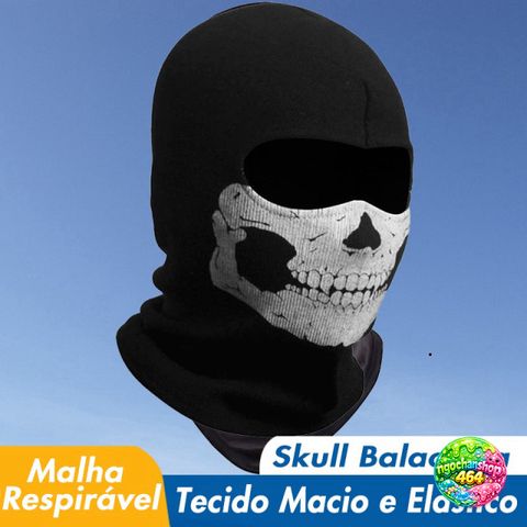 Mặt Nạ Ma Đen Fullface Balaclava Cosplay Halloween - Bảo Vệ Mặt và Cổ, Vải Lưới Thoáng Khí Chất Lượng Cao