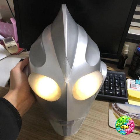 Mặt Nạ Cosplay Ultraman Phát Sáng - Phụ Kiện Halloween Unisex Cho Lễ Hội Hóa Trang và Đạo Cụ Vui Nhộn