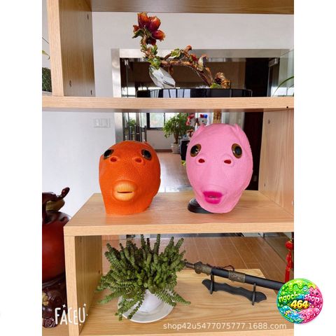 Mũ Đội Đầu Hóa Trang Silicon Hình Cá Xanh - Phụ Kiện Tham Gia Tiệc Halloween, Giáng Sinh và Nhập Vai Thú Vị