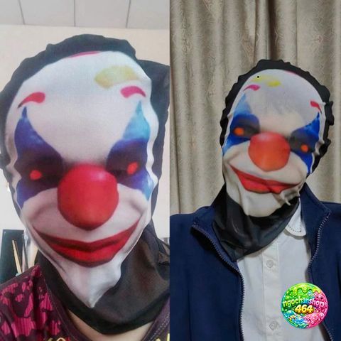 Mặt Trùm Gấu Trúc Vải - Đội Đầu Bịt Mặt Cosplay Halloween Emoji Meme Thoáng Mát Sống Động Thời Trang Nữ