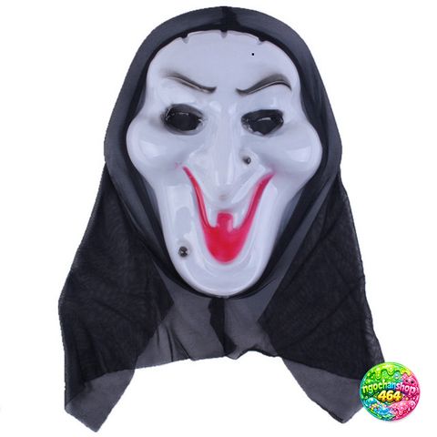 Áo Hoodie Halloween Mặt Nạ Ma Scream Đen - Phụ Kiện Trang Trí Hóa Trang Kinh Dị Dành Cho Fan Anime