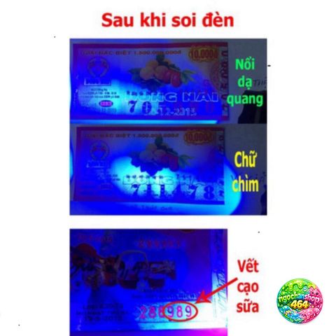 Đèn Soi Đá Quý Cao Cấp - 6 Loại Ánh Sáng Siêu Mạnh Dùng Ngoài Trời - Phát Hiện Giấy Tờ Và Tiền Giả Chính Xác 100%