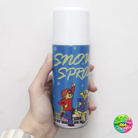 Xịt Tuyết Giả Trang Trí Giáng Sinh Đẹp - Màu Xanh, Tan Dần, Kích Thước 15cm - Phụ Kiện Trang Trí Không Gian Noel Hót Trend