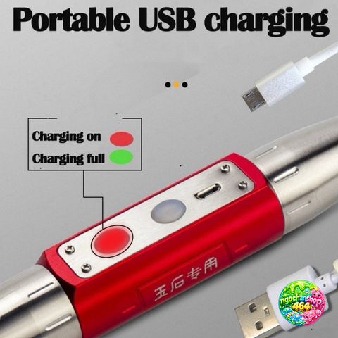Đèn Pin Soi Sáng Đá Quý 6 Chế Độ Ánh Sáng - Phát Hiện Giả - Thiết Bị Tiện Ích Đánh Giá Chất Lượng Đá và Giấy Tờ