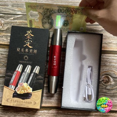 Đèn Soi Tiền Giấy Tờ Cao Cấp 6 Chế Độ Ánh Sáng - Đèn Pin Kiểm Tra Đá Quý, Giấy Tờ Chính Hãng, Bảo Hành 3 Tháng