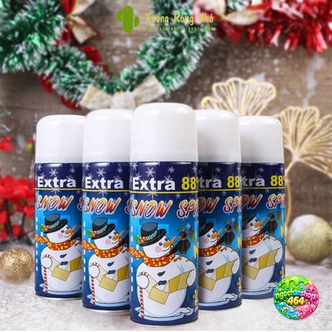 Xịt Tuyết Giáng Sinh 205ml - Bình Xịt Tuyết An Toàn Cho Tiệc Sinh Nhật, Lễ Hội 88% - Tạo Không Khí Vui Vẻ Ấm Áp