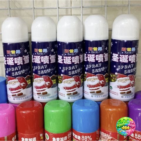 Bình Xịt Tuyết Tan Noel Đa Năng - Chai Xịt Trang Trí Giáng Sinh Dễ Dàng, Tạo Không Khí Vui Vẻ Cho Bữa Tiệc