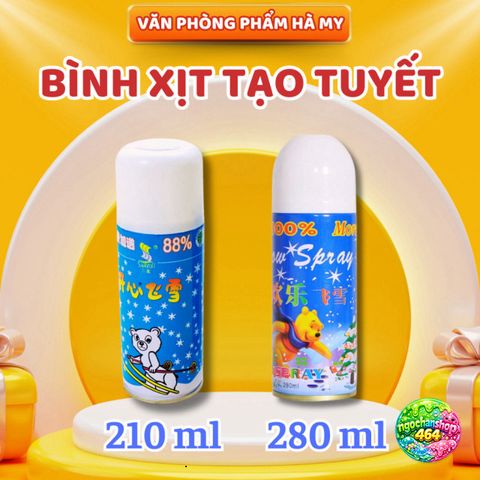 Chai Xịt Tuyết Giáng Sinh - Phụ Kiện Tiệc Sinh Nhật, Sự Kiện & Lễ Hội An Toàn, Mịn Màng, Trắng Tuyết Tạo Không Gian Vui Vẻ