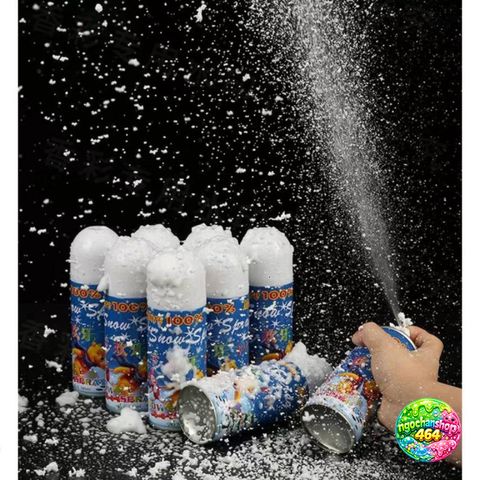 Bình Xịt Tuyết 280ml Trang Trí Giáng Sinh - Hiệu Ứng Tuyết Rơi Tự Nhiên Dễ Dùng Cho Chụp Ảnh Noel