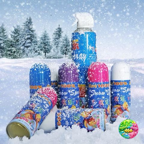 Xịt Tuyết Sinh Nhật 6 Chai - Dụng Cụ Trang Trí Tiệc Sinh Nhật Độc Đáo, Không Gian Tiệc Màng Đẹp Thêm Lung Linh