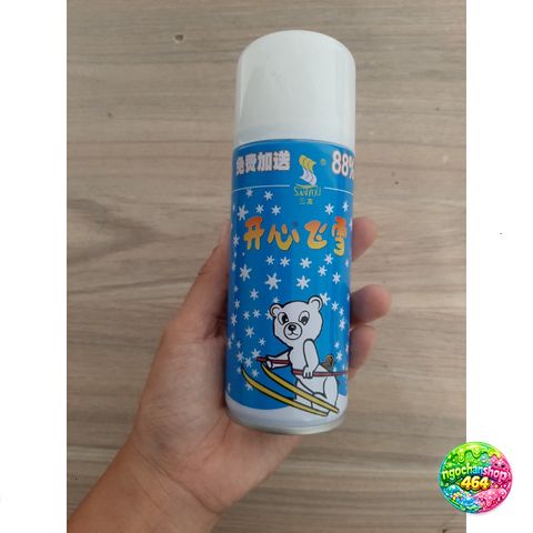 Xịt Tuyết Giáng Sinh - Chai Xịt Trang Trí Tiệc Sinh Nhật, Đám Cưới An Toàn Cho Bé, Tạo Không Khí Vui Tươi 15cm