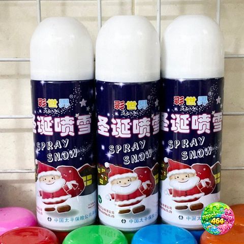 Bình Xịt Tuyết Không Tan 210ml - Trang Trí Giáng Sinh Lãng Mạn Cho Tiệc Sinh Nhật và Sự Kiện