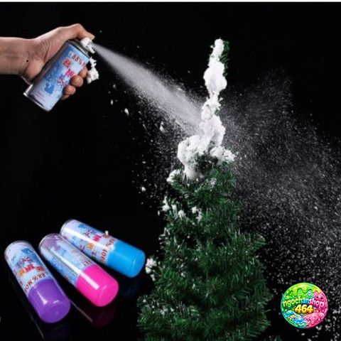 Bình Xịt Tuyết Đa Năng 210ml - Tạo Hiệu Ứng Tuyết Thực, Trang Trí Giáng Sinh, Sự Kiện, Party, Nhà Hàng, Khách Sạn