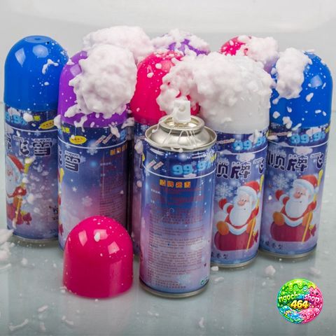 Bình Xịt Tuyết Tan 228ML - Dụng Cụ Tiệc Giáng Sinh, Sinh Nhật An Toàn và Dễ Dàng Sử Dụng