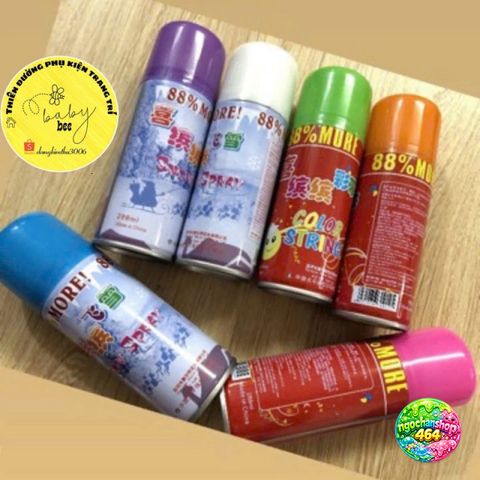 Bình Xịt Tuyết Tan 228ML - Dụng Cụ Tiệc Giáng Sinh, Sinh Nhật An Toàn và Dễ Dàng Sử Dụng