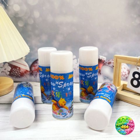 Xịt Tuyết Bọt Trắng 280ml - Phụ Kiện Trang Trí Sinh Nhật, Tiệc Cưới & Bánh Kem An Toàn, Dễ Dàng Sử Dụng