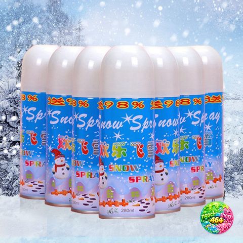 Bình Xịt Tuyết Tan Hapi 280ML - Bình Xịt Tuyết Trang Trí Giáng Sinh Cho Chụp Ảnh Noel Siêu Đẹp