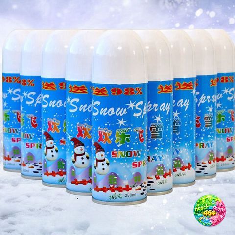Bình Xịt Tuyết Tan Hapi 280ML - Bình Xịt Tuyết Trang Trí Giáng Sinh Cho Chụp Ảnh Noel Siêu Đẹp