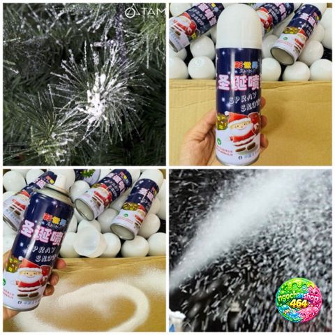 Bình Xịt Tuyết Noel Tự Động - Trang Trí Giáng Sinh Ấm Áp, Không Tan, Dễ Sử Dụng Cho Kính và Cây Thông