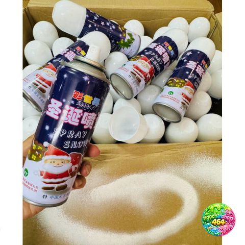 Bình Xịt Tuyết Noel Tự Động - Trang Trí Giáng Sinh Ấm Áp, Không Tan, Dễ Sử Dụng Cho Kính và Cây Thông