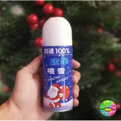 Xịt Bột Tuyết Trắng 280ml - Trang Trí Noel & Sinh Nhật - Không Tan, An Toàn Cho Trẻ Em