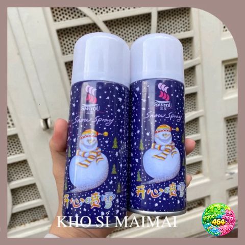 Chai Xịt Tạo Tuyết Không Tan - Trang Trí Tiệc Noel, Sinh Nhật, Đám Cưới, Sự Kiện - Dễ Dàng Sử Dụng