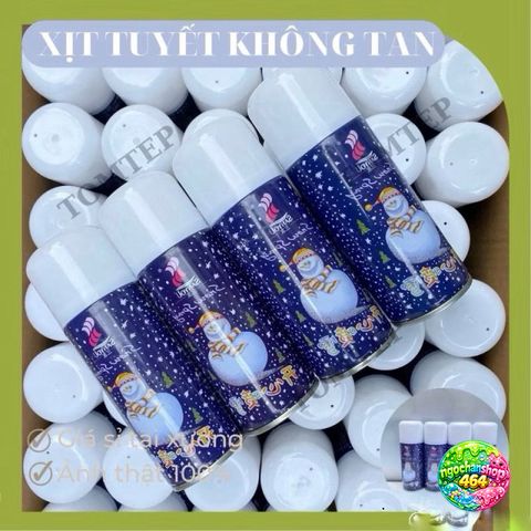 Xịt Tuyết Trang Trí Noel Không Tan - Dụng Cụ Tiệc Sinh Nhật & Lễ Hội Màu Sắc Đẹp - Dung Tích 200ml