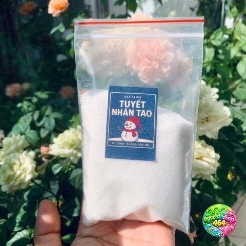 Bột Tuyết Nhân Tạo SAP 500g - Trang Trí Noel, Tiểu Cảnh Mùa Đông, Dễ Sử Dụng, An Toàn Cho Trẻ Em