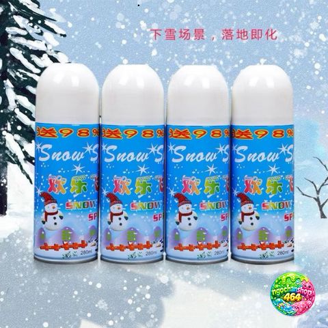 Bình Xịt Tuyết Dạng Tan - Trang Trí Giáng Sinh, Tiệc Tùng, Sự Kiện Cần Thiết, Hiệu Ứng Tuyết Nhân Tạo Ấm Áp