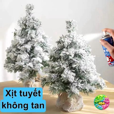 Xịt Tuyết Nhân Tạo 280ml - Trang Trí Giáng Sinh Cây Thông & Cửa Kính - Dễ Dàng Sử Dụng Cho Không Gian Lễ Hội
