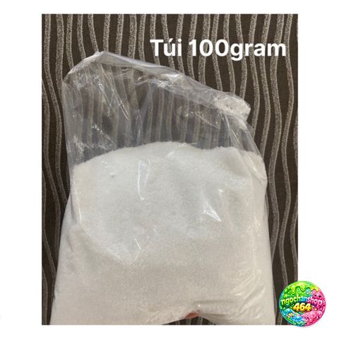 Bột Tuyết Nhân Tạo Trang Trí Giáng Sinh 100G - Decor Cây Thông Noel Xinh Xắn, An Toàn, Không Độc Hại