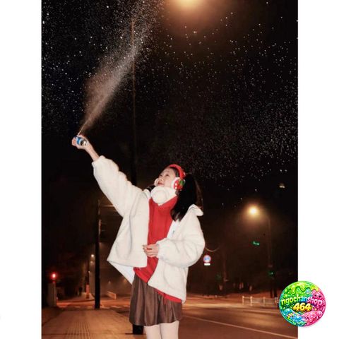 Bình Xịt Tuyết Giáng Sinh 280ml - Tạo Hiệu Ứng Tuyết Rơi Trang Trí Noel Dễ Dùng, Chụp Ảnh Siêu Đẹp
