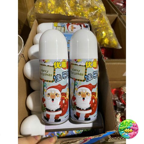 Bình Xịt Tuyết Trang Trí 250ml An Toàn - Hot Trend Giáng Sinh và Sinh Nhật Dễ Dàng Sử Dụng