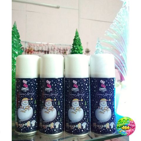 Bình Xịt Tuyết Không Tan - Trang Trí Cây Thông Noel và Cửa Kính Trong Dịp Giáng Sinh, Tiệc Sinh Nhật, Sự Kiện