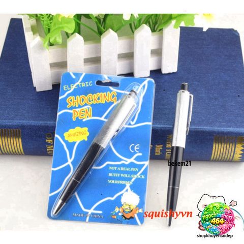 Bút Giật Điện Trêu Đùa Bạn Bè - Bút Viết Hài Hước Kích Thích Trải Nghiệm Vui Nhộn, Đồ Chơi Độc Đáo Cho Người Lớn