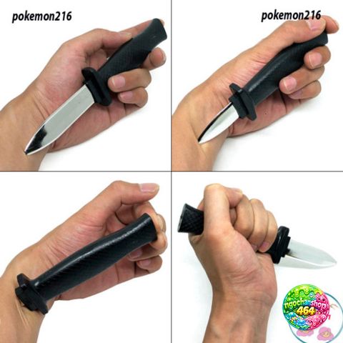 Áo Mô Hình Dao Nhựa Đen 18cm - Đồ Chơi Tiệc Halloween Hài Hước Cho Trẻ Em và Người Lớn, Chất Liệu An Toàn, Thân Thiện Với Môi Trường