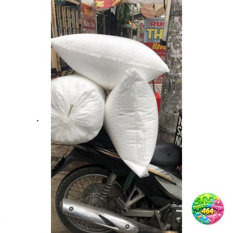 Hạt Xốp Tròn Trắng 1Kg Dùng Làm Gối Lười, Chơi Slime Và Trang Trí Noel - Quà Tặng Độc Đáo, Nghệ Thuật Tuyết