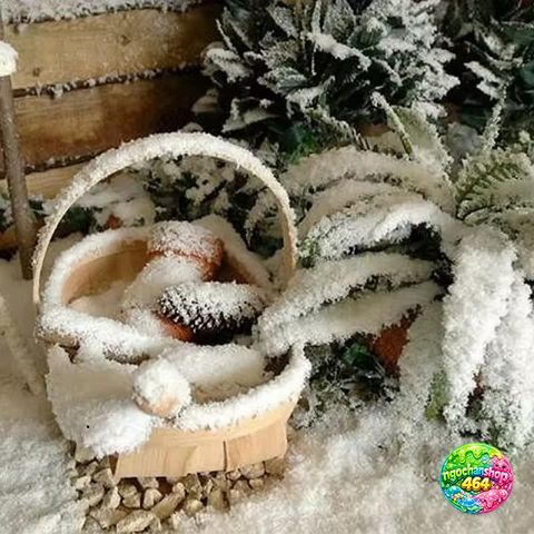 Bột Tuyết Nhân Tạo Giáng Sinh 200g - Trang Trí Cây Thông Noel, Mùa Đông Vui Vẻ, Dễ Dàng Sử Dụng, Màu Trắng & Rực Rỡ