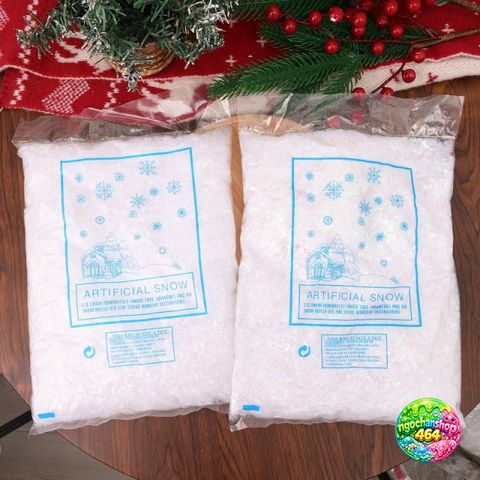 Bột Tuyết Nhân Tạo Giáng Sinh 200g - Trang Trí Cây Thông Noel, Mùa Đông Vui Vẻ, Dễ Dàng Sử Dụng, Màu Trắng & Rực Rỡ
