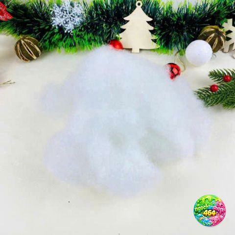 Gấu Bông Noel Bông Tuyết Nhân Tạo 15D - Gối Trang Trí Nhà Cửa Đẹp Mắt Dịp Lễ Hội
