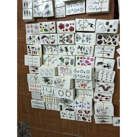 Combo 50 Hình Xăm Dán Mini Chất Lượng Cao - Phụ Kiện Thời Trang Độc Đáo, Quà Tặng Thú Vị
